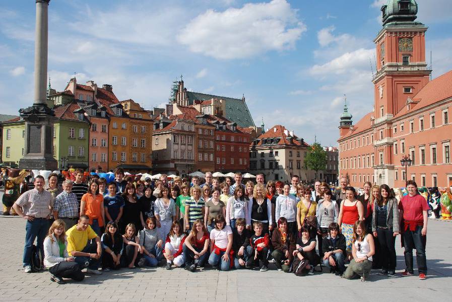 Gruppenfoto Warschau